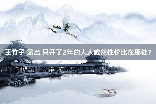 王竹子 露出 只开了2年的人人威然性价比在那处？
